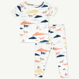 2-Pack Pajama Set in Horse Print Toddler