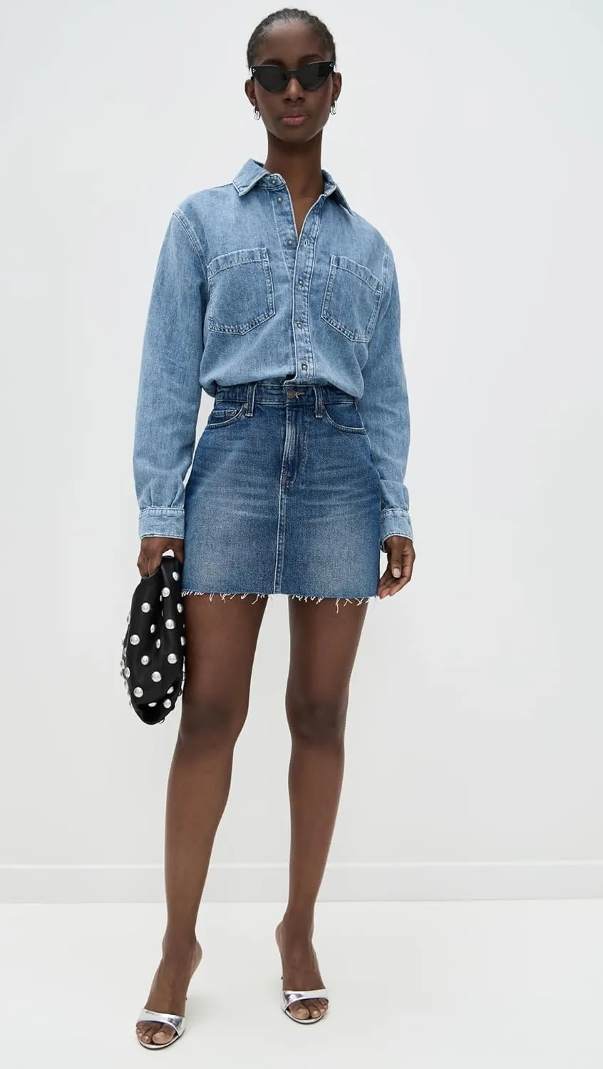 7 For All Mankind Women's Mini Skirt Dress
