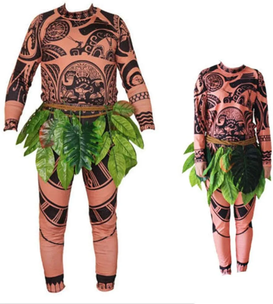 Adult Men Kids T Shirt/Pants Halloween Costume Cosplay Family Matching Outfits