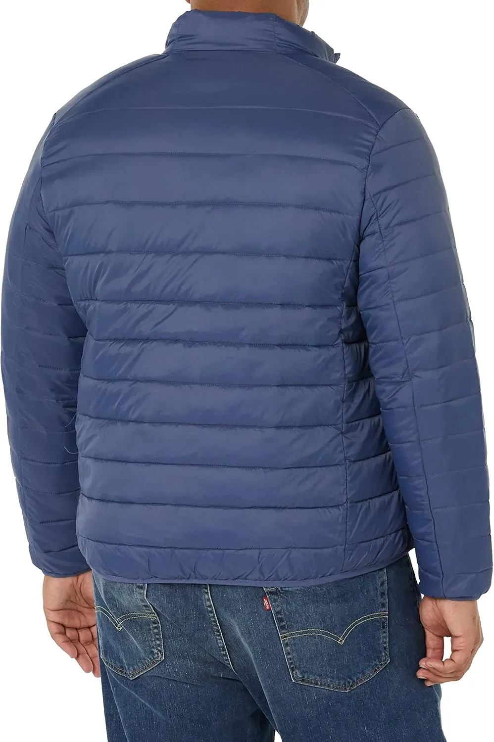Amazon Essentials Men's Packable Lightweight Water-Resistant Puffer Jacket (Available in Big & Tall)