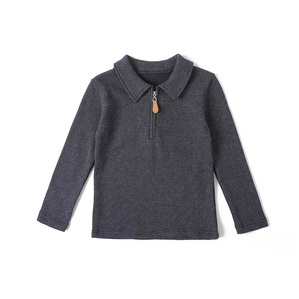AS Waffles Set Fall Family Matching Outfits – Soft Cotton Girls Dress, Boys Tops, & Baby Set
