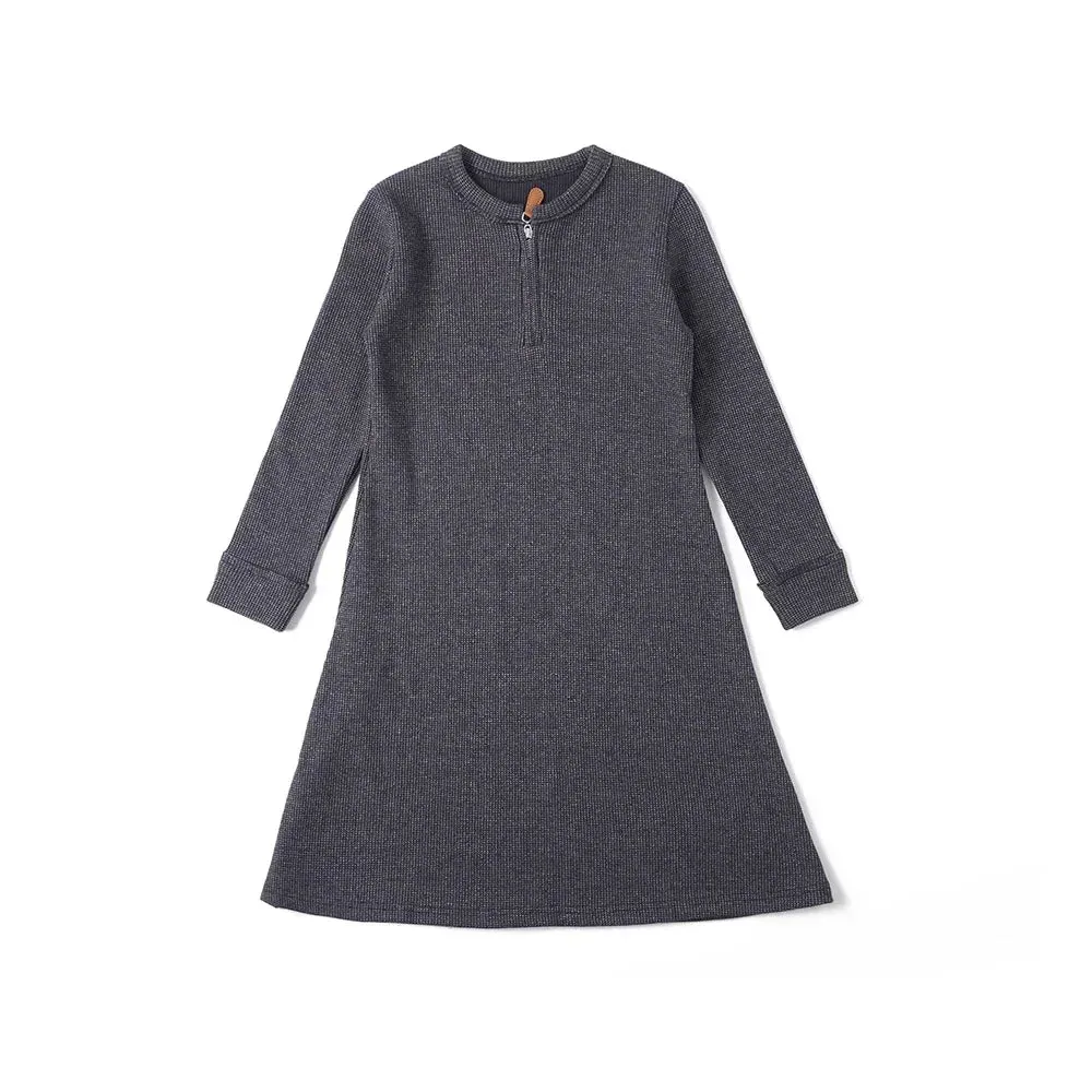 AS Waffles Set Fall Family Matching Outfits – Soft Cotton Girls Dress, Boys Tops, & Baby Set
