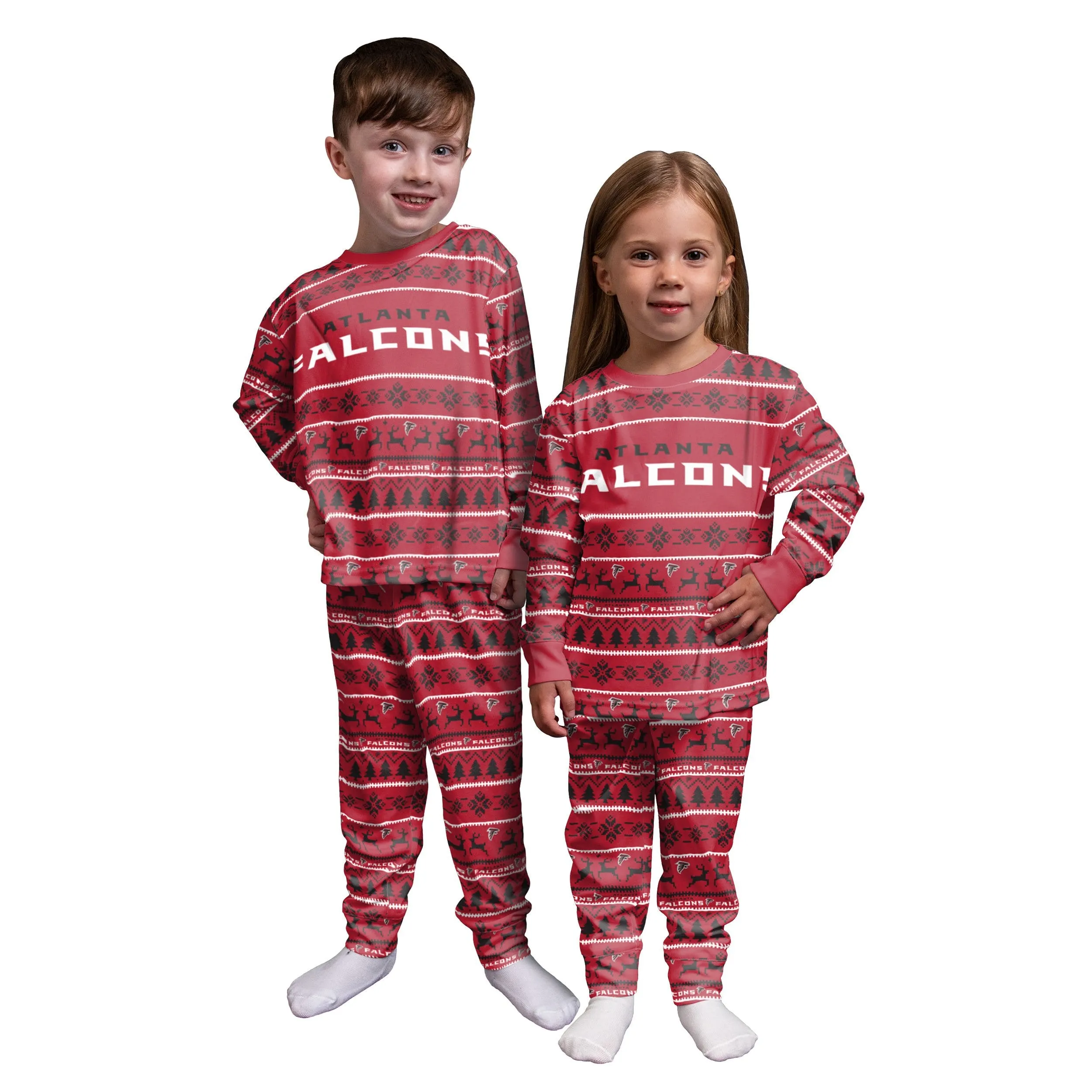 Atlanta Falcons NFL Family Holiday Pajamas