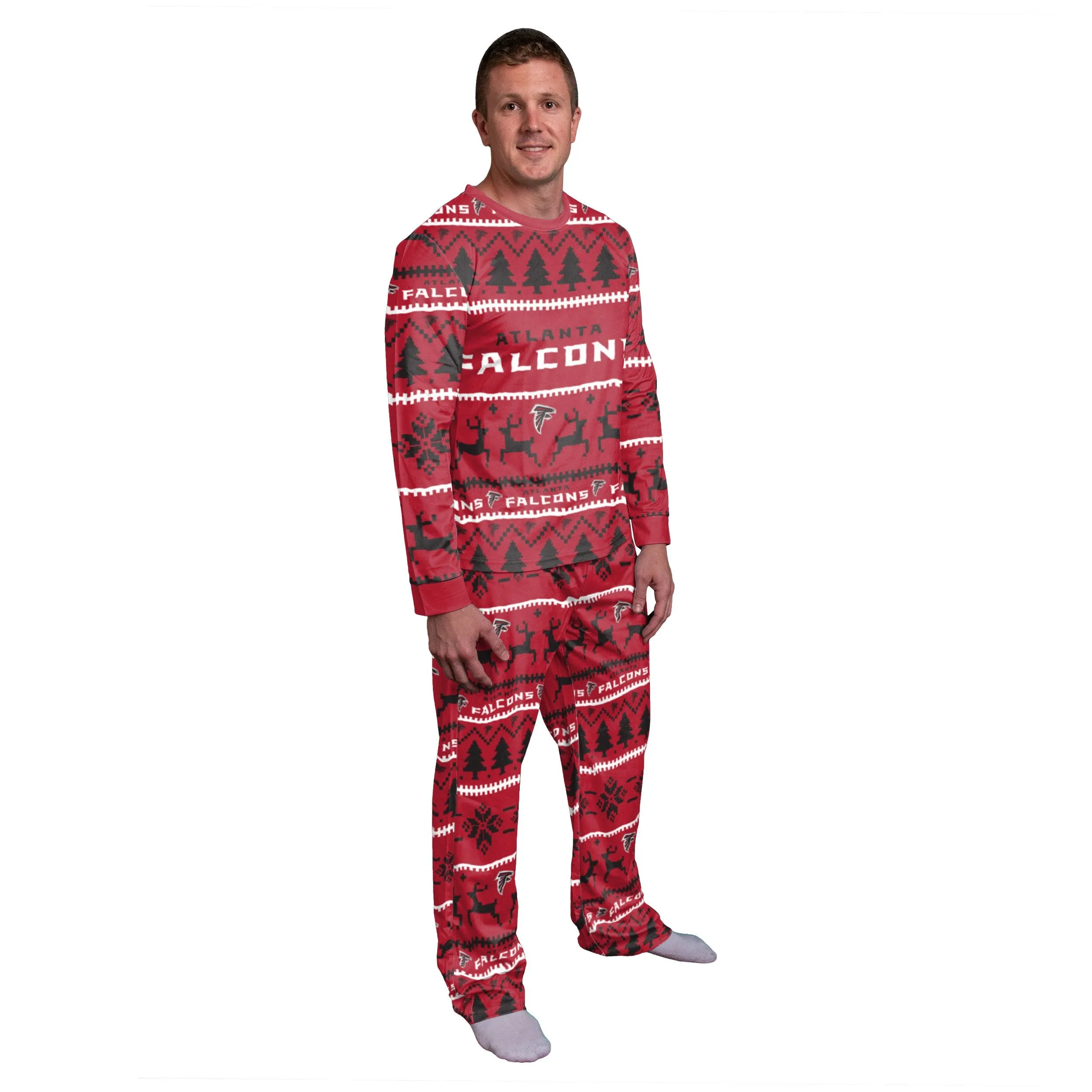 Atlanta Falcons NFL Family Holiday Pajamas