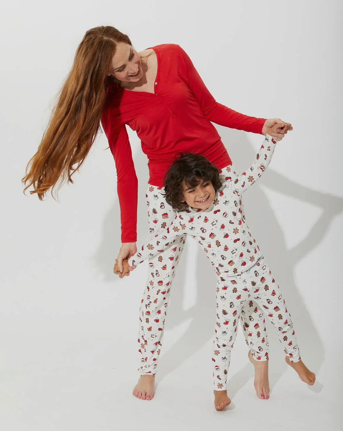 Bellabu Bear Family Pajamas - Christmas Cookies