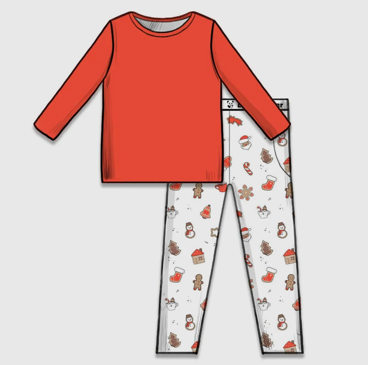 Bellabu Bear Family Pajamas - Christmas Cookies