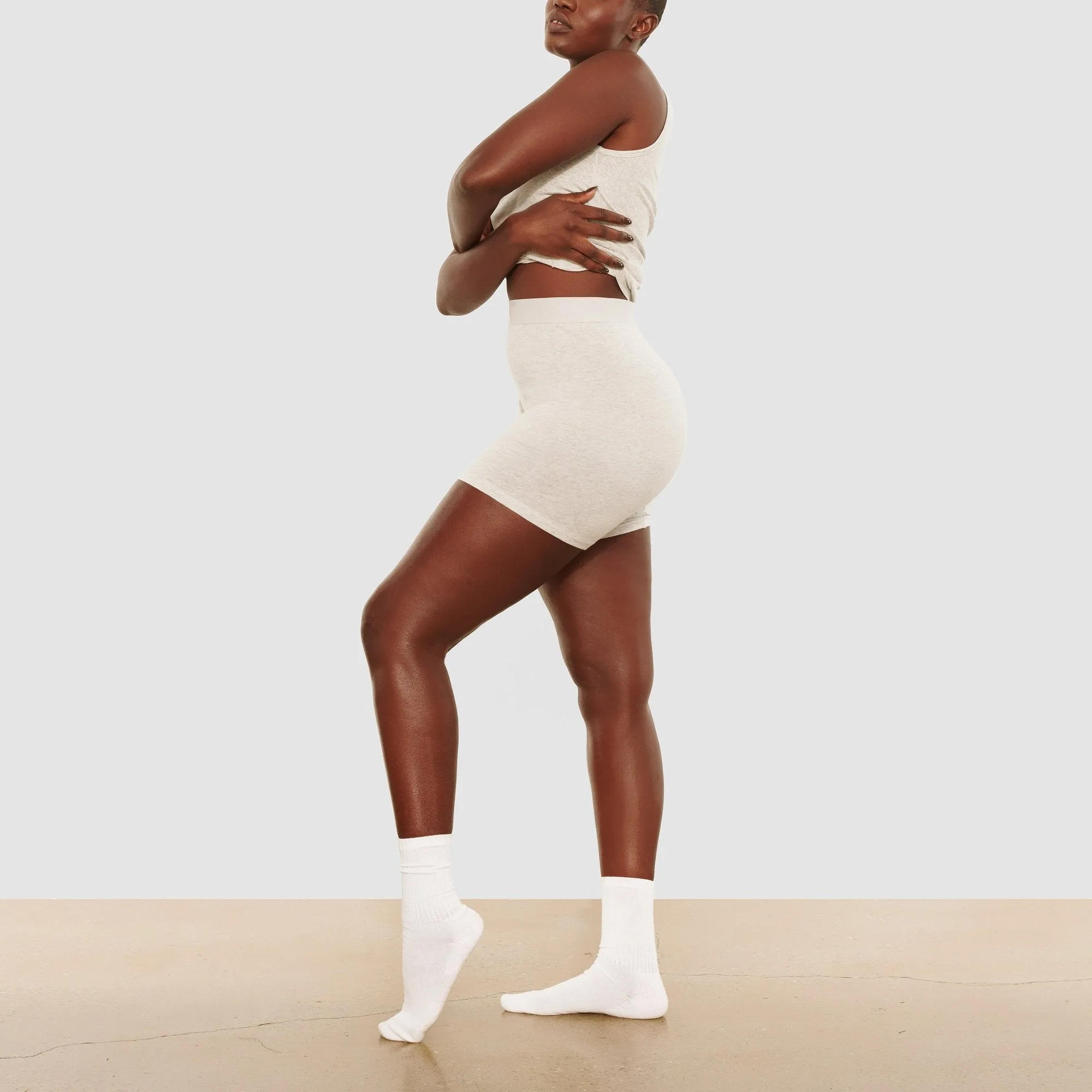 BOYFRIEND BOXER | LIGHT HEATHER GREY
