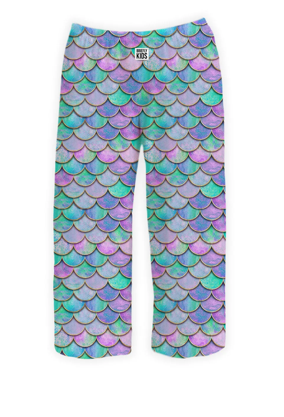 Briefly Kids | Mermaid Scale Lounge Pants
