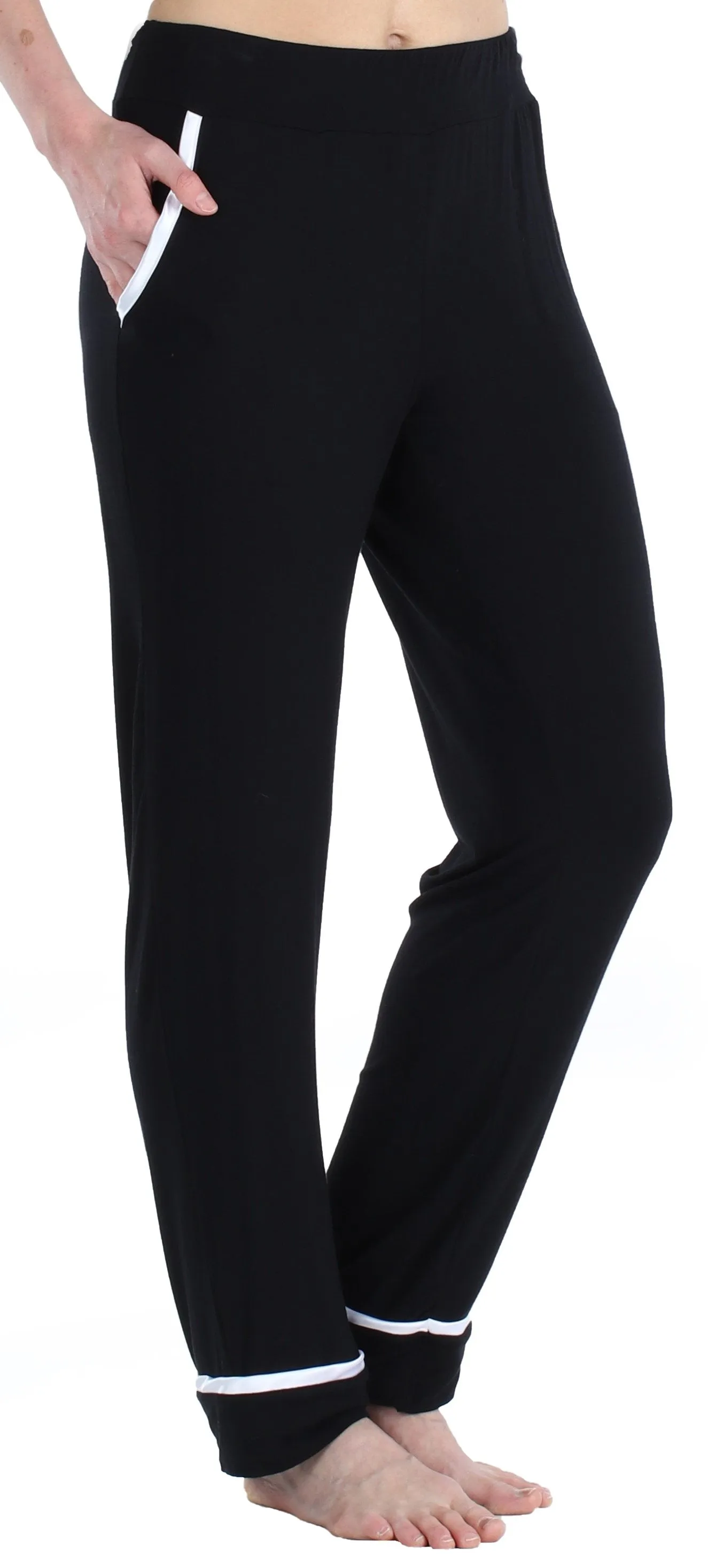 bSoft Women’s Breathable Soft 2-Piece Long Sleeve Button-Down Pajama Lounger Set