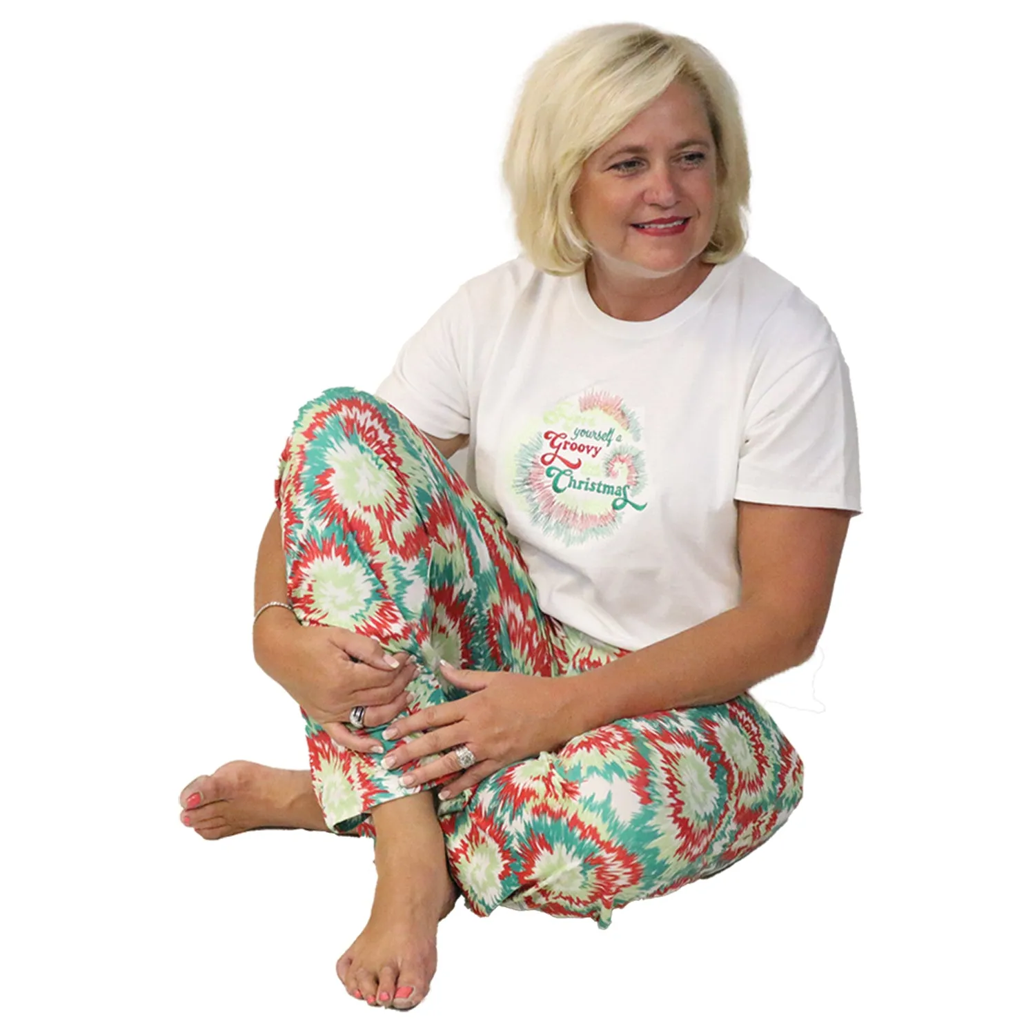 Christmas Tie Dye Sleep Set