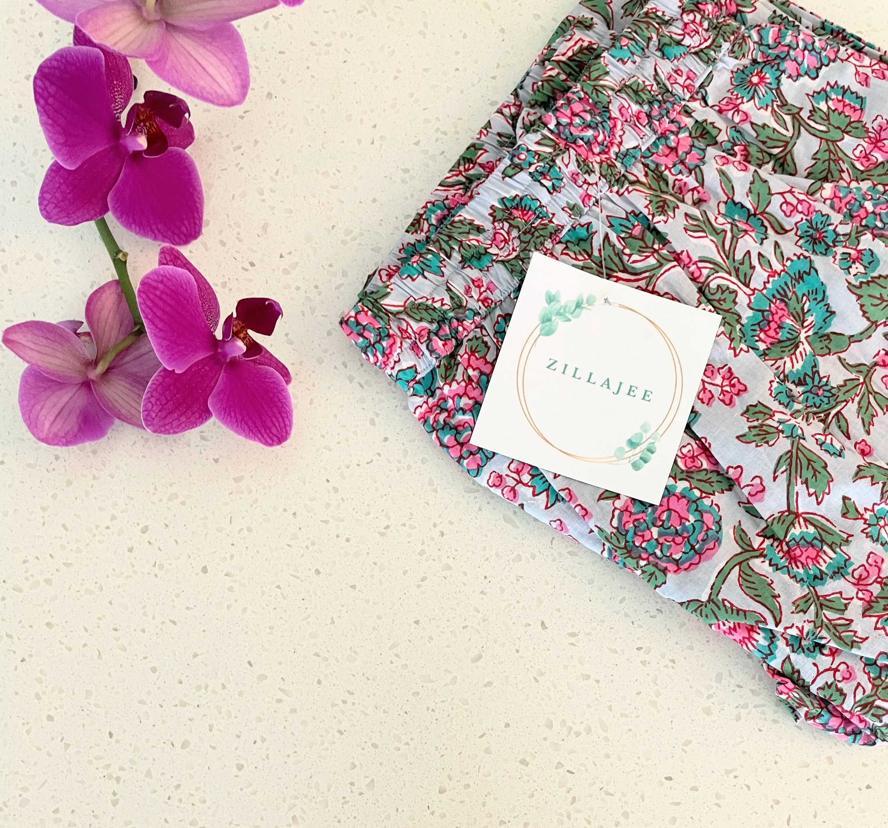 Cotton Pajama Pants Women - Pretty Petals