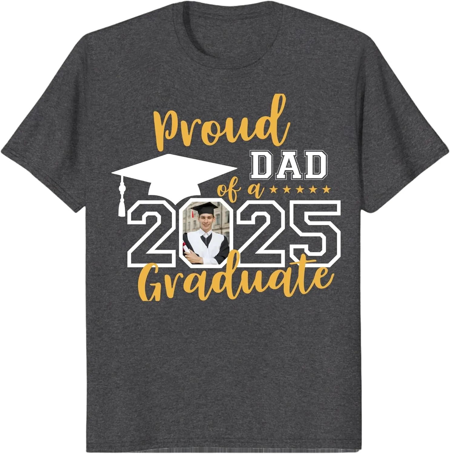 Custom Photo Graduation Shirts, Class of 2025 Family Graduation T-Shirt, Proud Family Graduation Tee, Graduate T Shirts