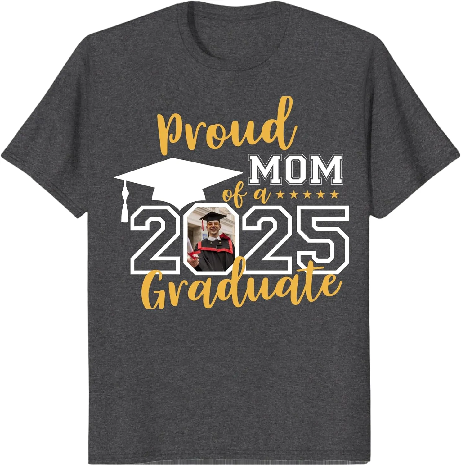 Custom Photo Graduation Shirts, Class of 2025 Family Graduation T-Shirt, Proud Family Graduation Tee, Graduate T Shirts
