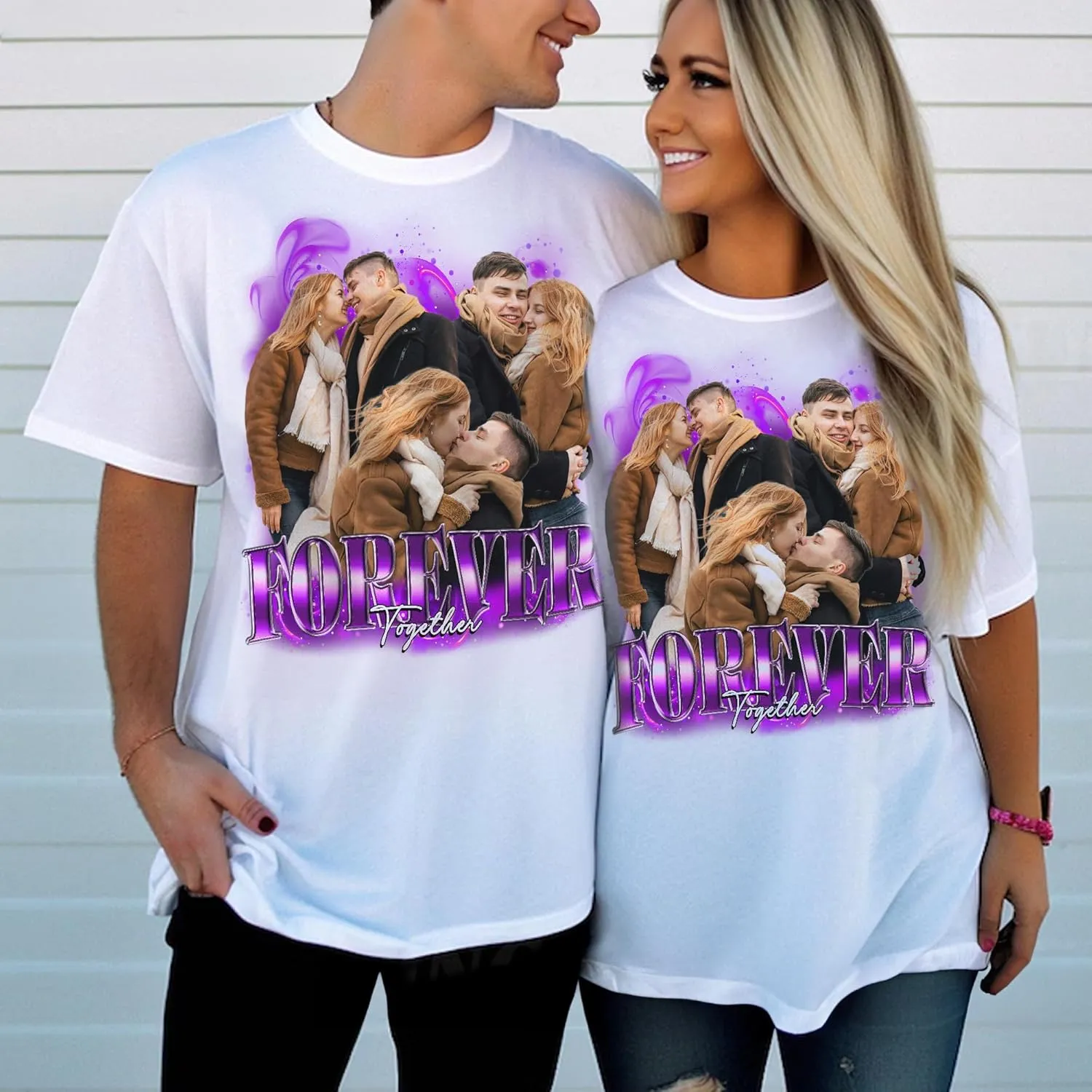 Custom Photo Shirt for Men & Women, Personalized Shirt with Picture Gift for Boyfriend Girlfriend, Dad Mom, Friends, Family