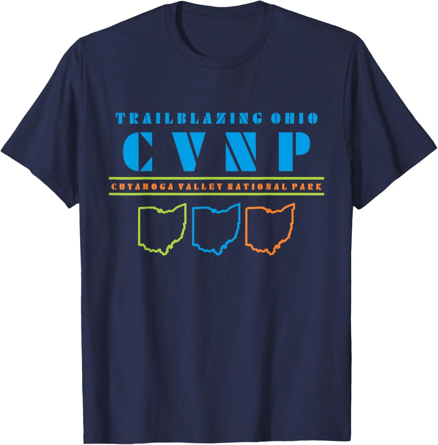 CVNP Nature Lover Hiking Camping Backpacking Family Souvenir T-Shirt