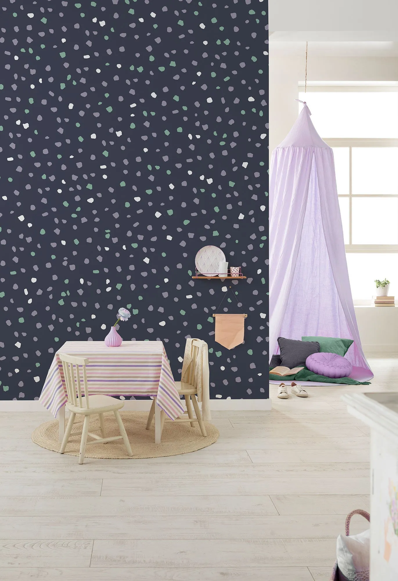 Dotty Dance Mural Wallpaper