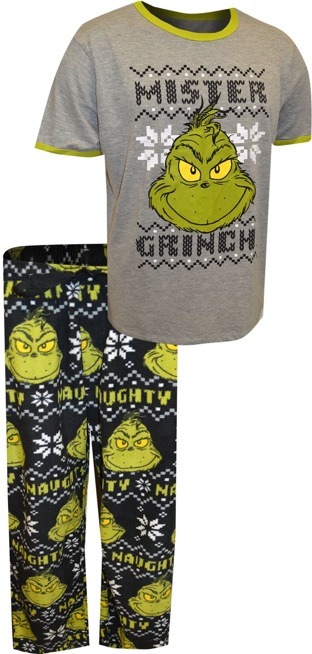 Dr. Seuss Mister Grinch Guys Pajama