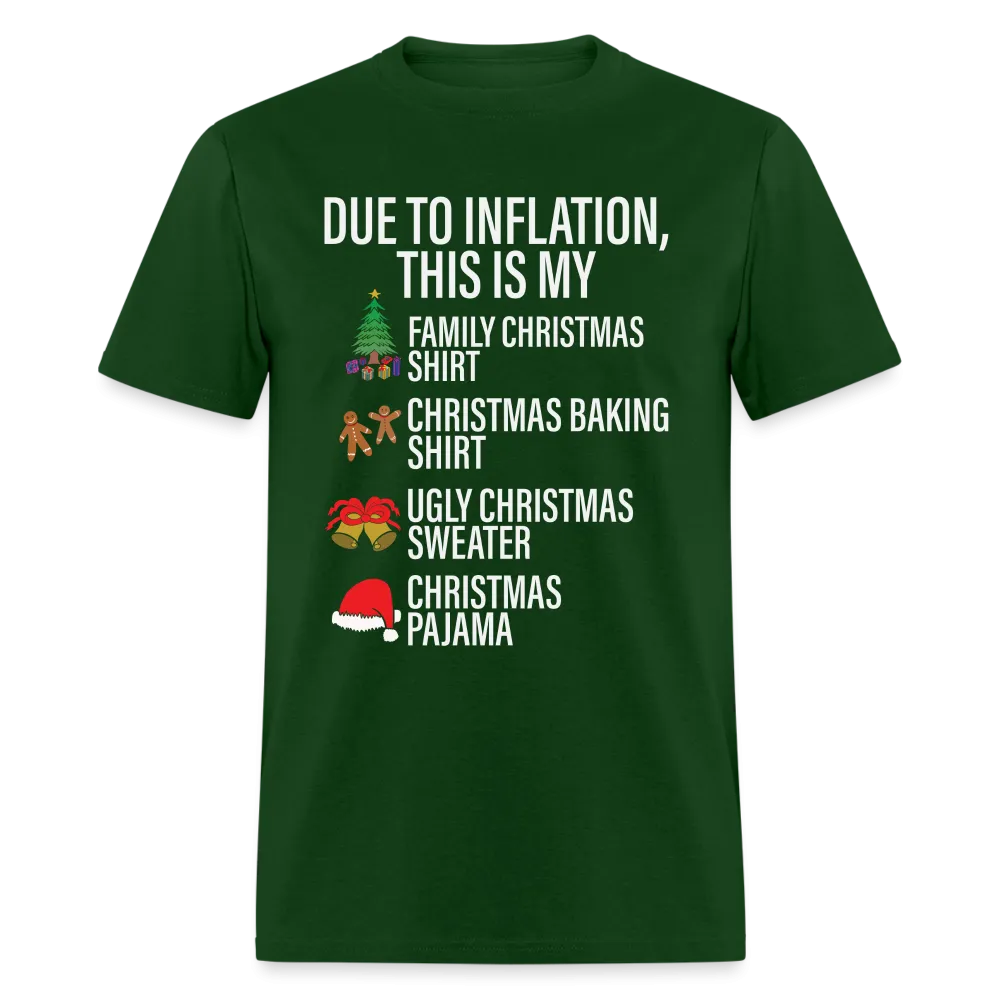 Due to Inflation T-Shirt (Christmas Version)