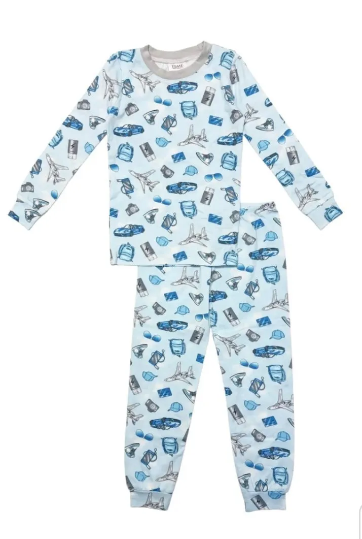 Esme Jet Set Blue Pajamas