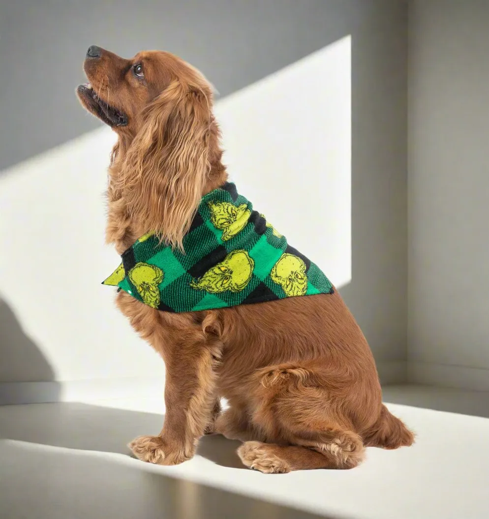 Family Matching Grinch Pajamas and  Socks Set (Green)