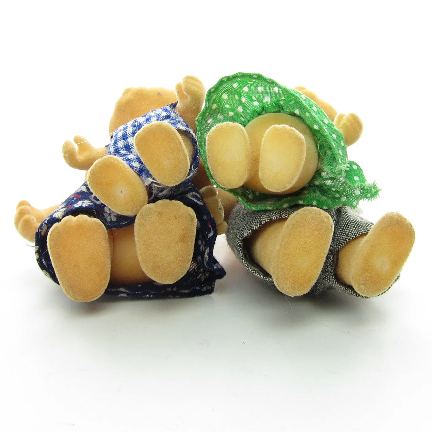 Forest Families Cat Family Vintage Flocked Toys