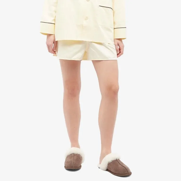 Hay Outline Pajama shorts, light yellow