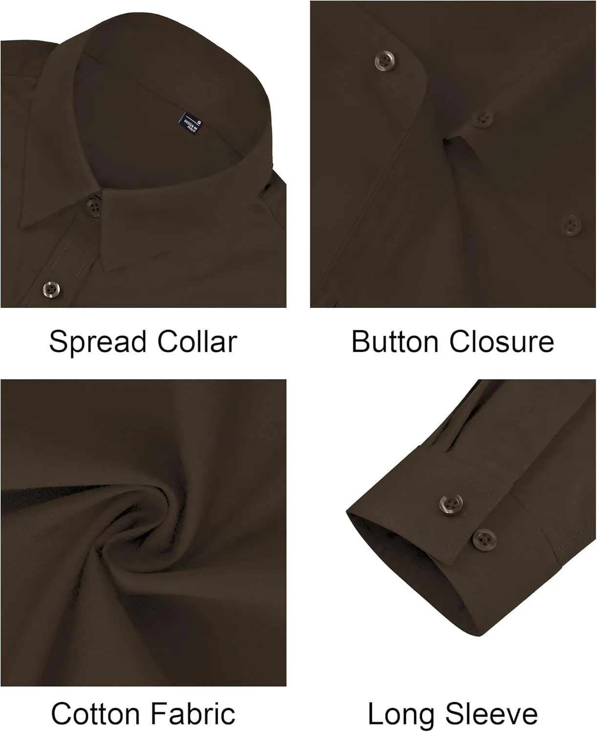 J.VER Womens Button Down Shirt Long Sleeve Dress Shirts Stretch Solid Work Blouse Collared Shirts for Business Office