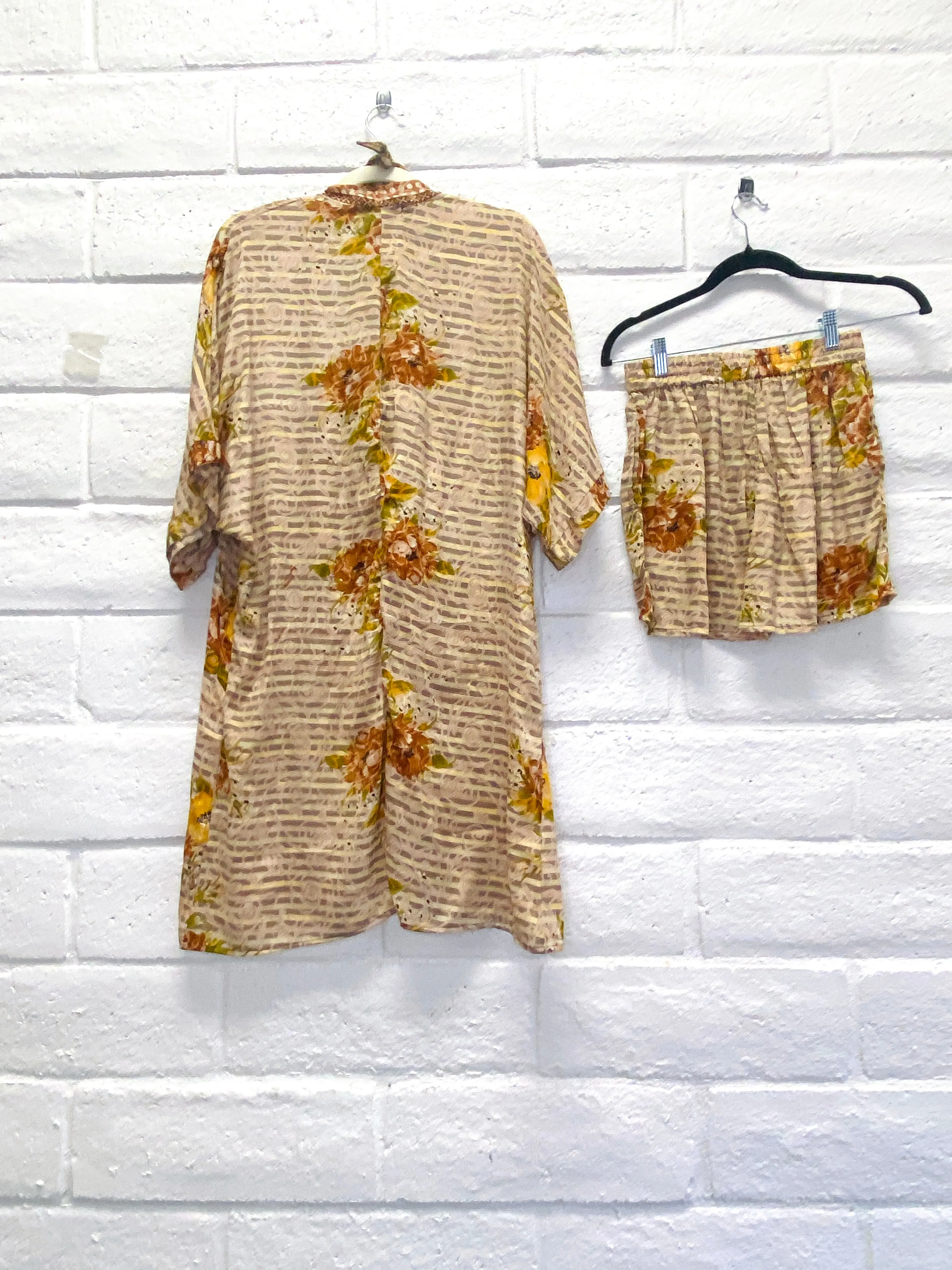 Kimono   Shorts Set - S - Tropicana