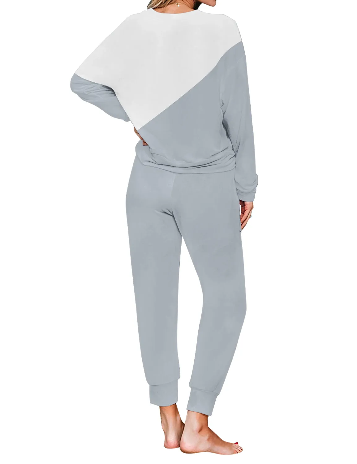 luvamia Women Tie Dye Pajama Sets Long Sleeve Tops and Pants PJ Sets Joggers Loungewear Sleepwear
