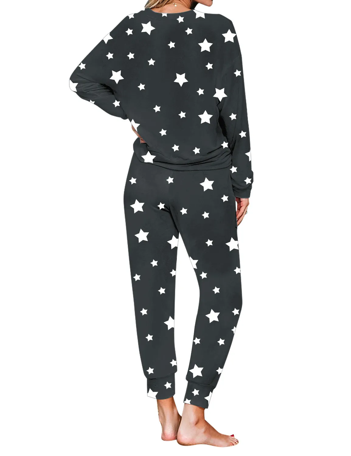 luvamia Women Tie Dye Pajama Sets Long Sleeve Tops and Pants PJ Sets Joggers Loungewear Sleepwear