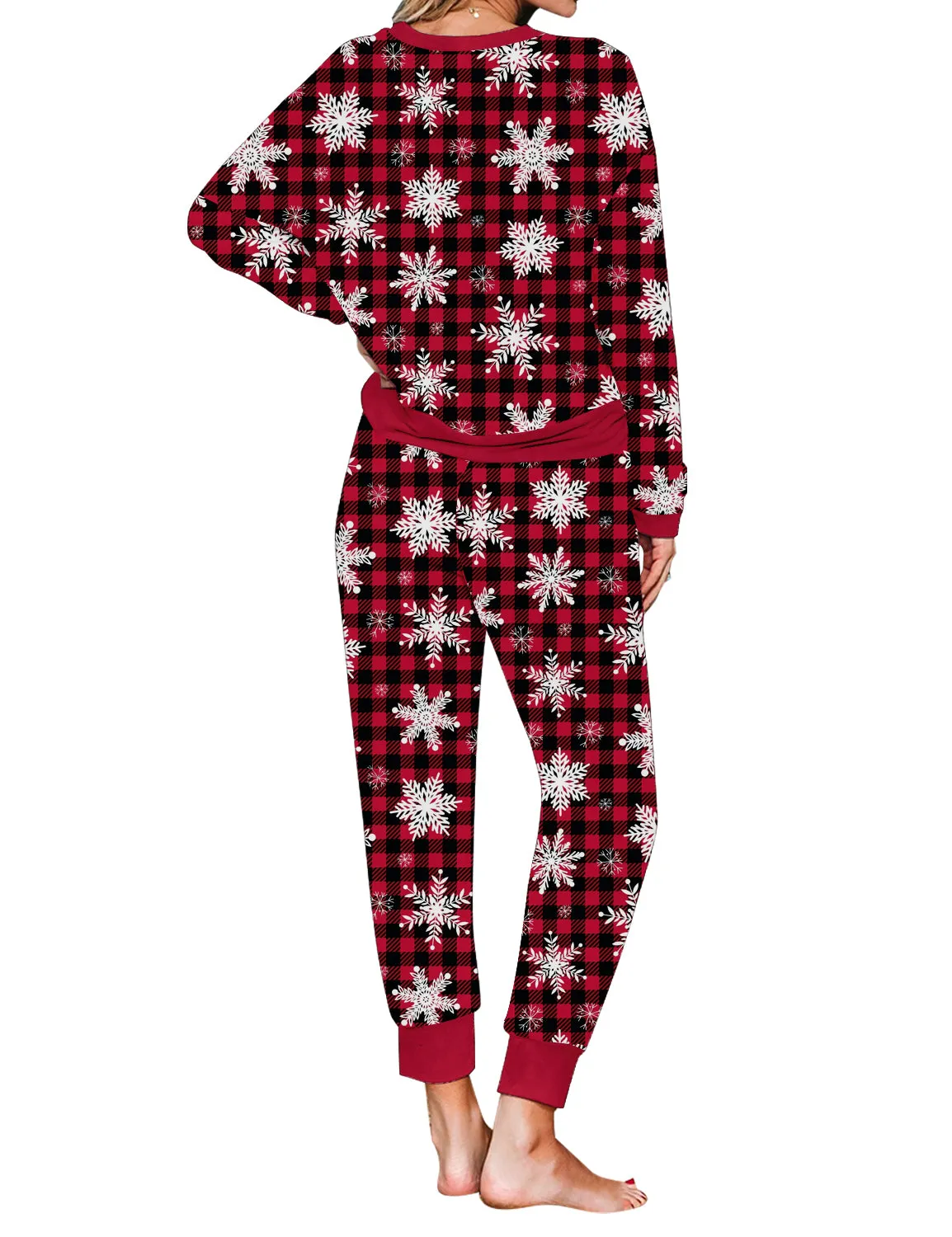 luvamia Women Tie Dye Pajama Sets Long Sleeve Tops and Pants PJ Sets Joggers Loungewear Sleepwear