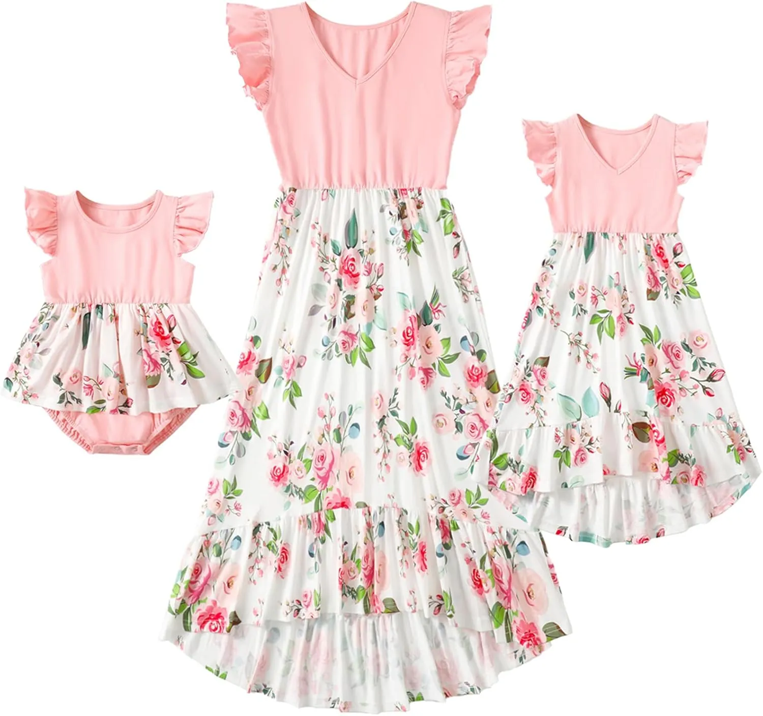 Mommy and Me Dresses - Family Matching Outfits for Women,Baby Girls - Great for Photos,Vacation and Mother's Day