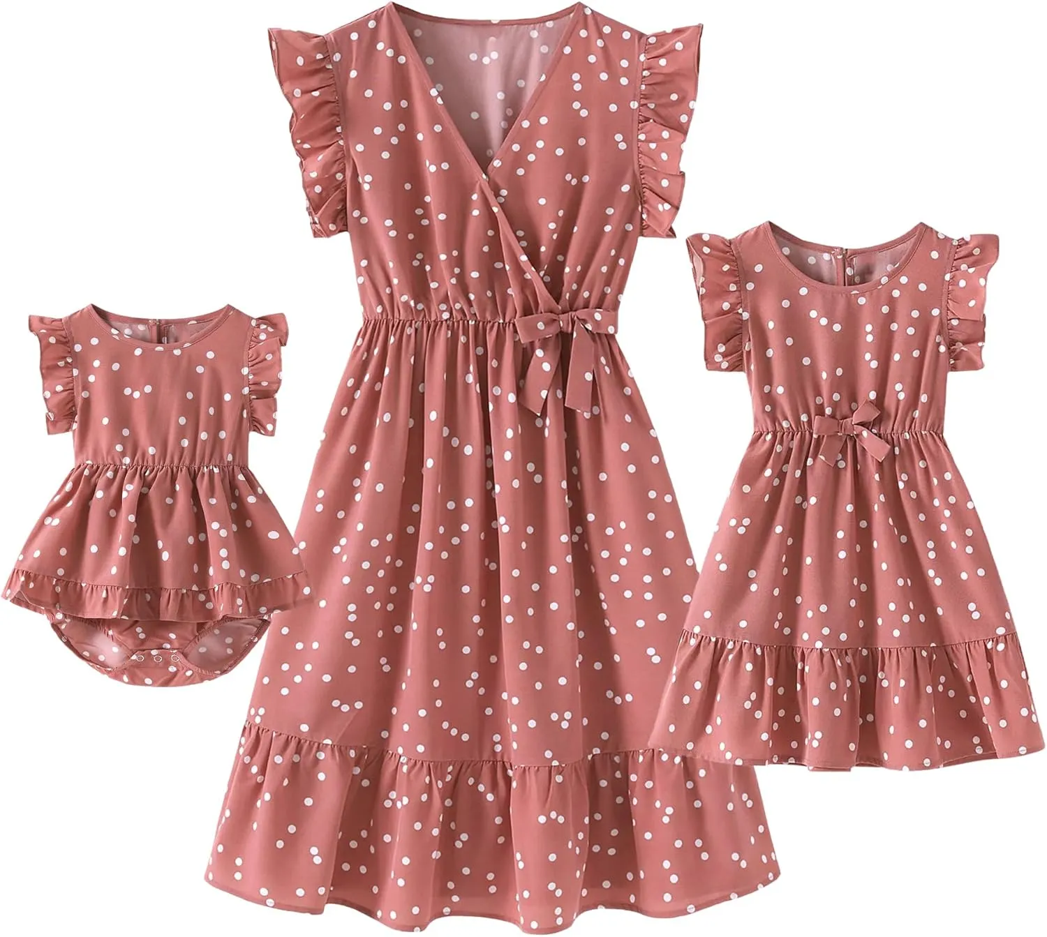 Mommy and Me Dresses - Family Matching Outfits for Women,Baby Girls - Great for Photos,Vacation and Mother's Day