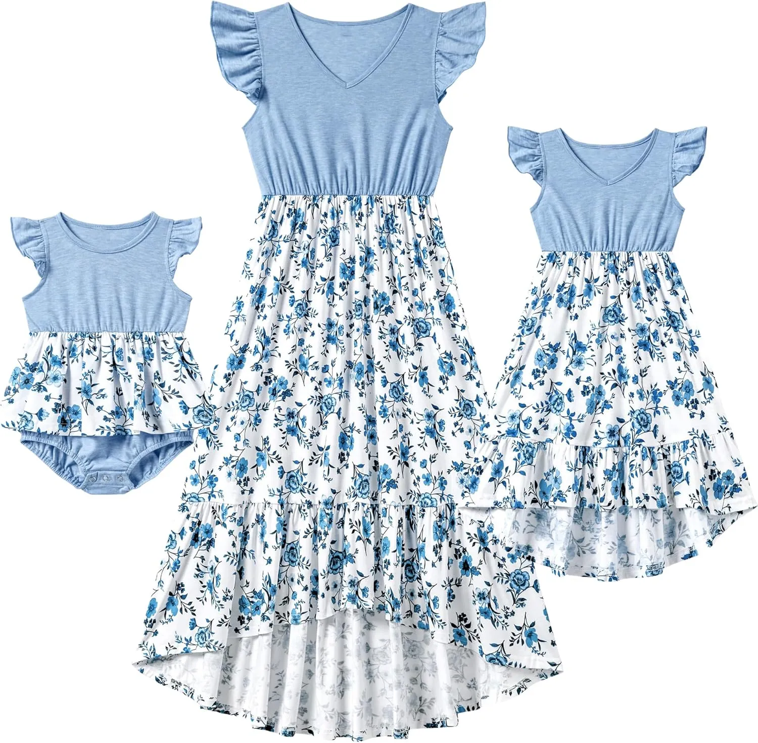 Mommy and Me Dresses - Family Matching Outfits for Women,Baby Girls - Great for Photos,Vacation and Mother's Day