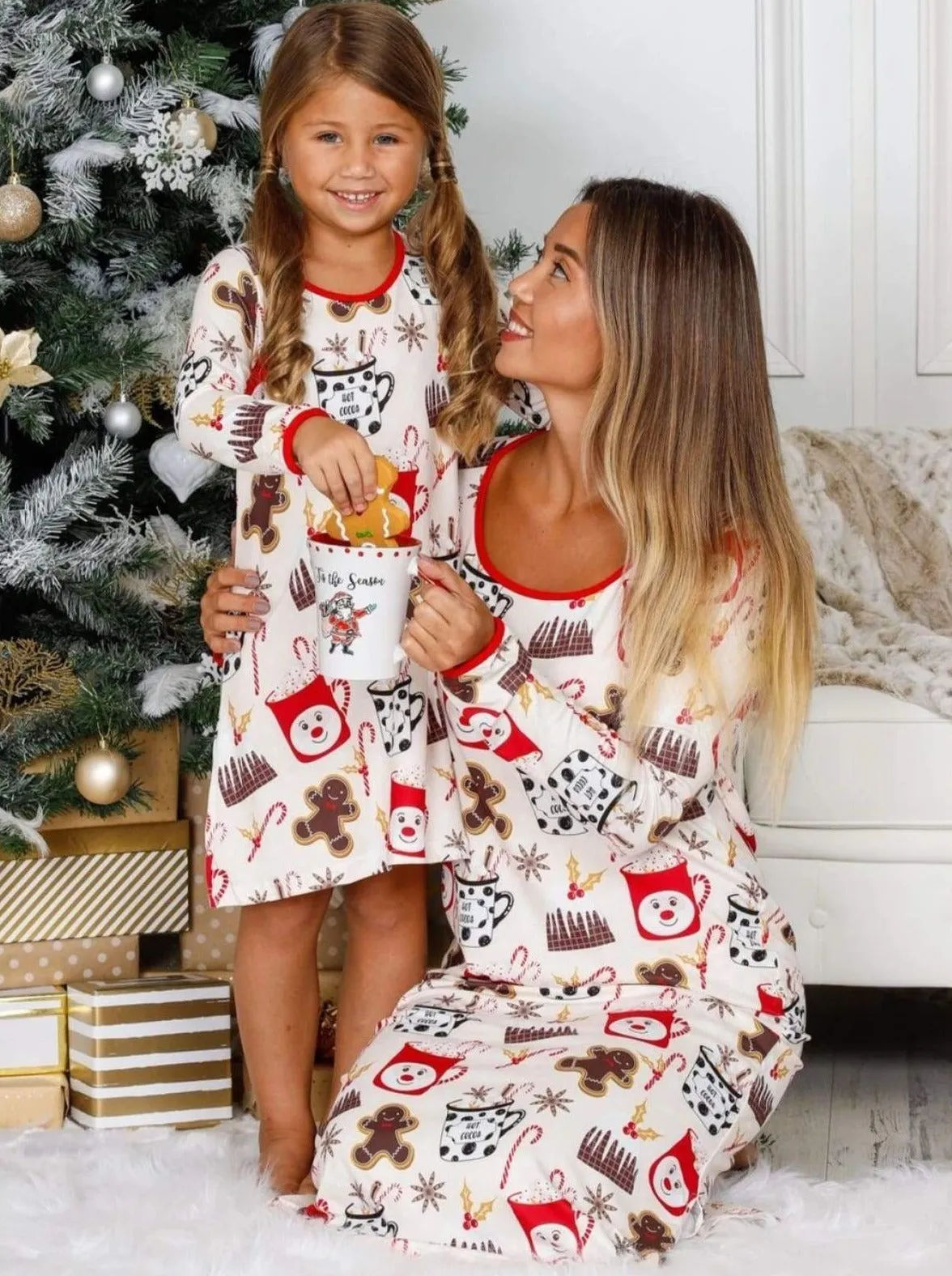 Mommy and Me Matchy-Matchy Nightgown Pajama