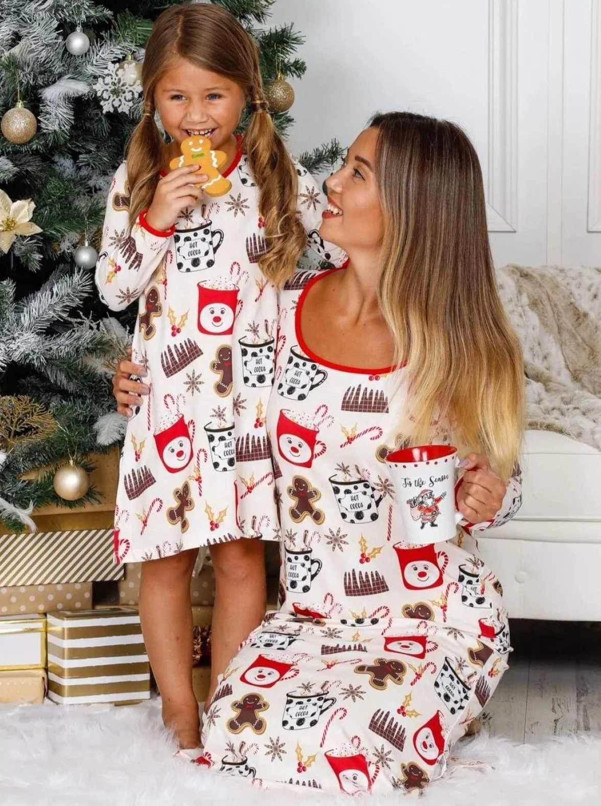 Mommy and Me Matchy-Matchy Nightgown Pajama