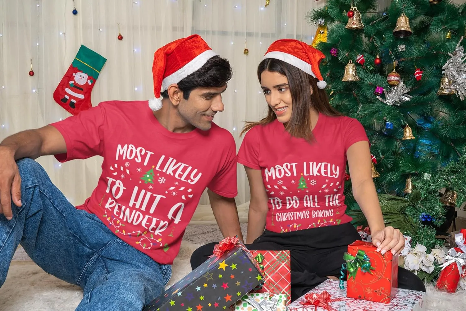 Most Likely to Christmas Shirts for Family, Xmas Party Members Gift, Family Matching Holiday T-Shirts, Funny Party