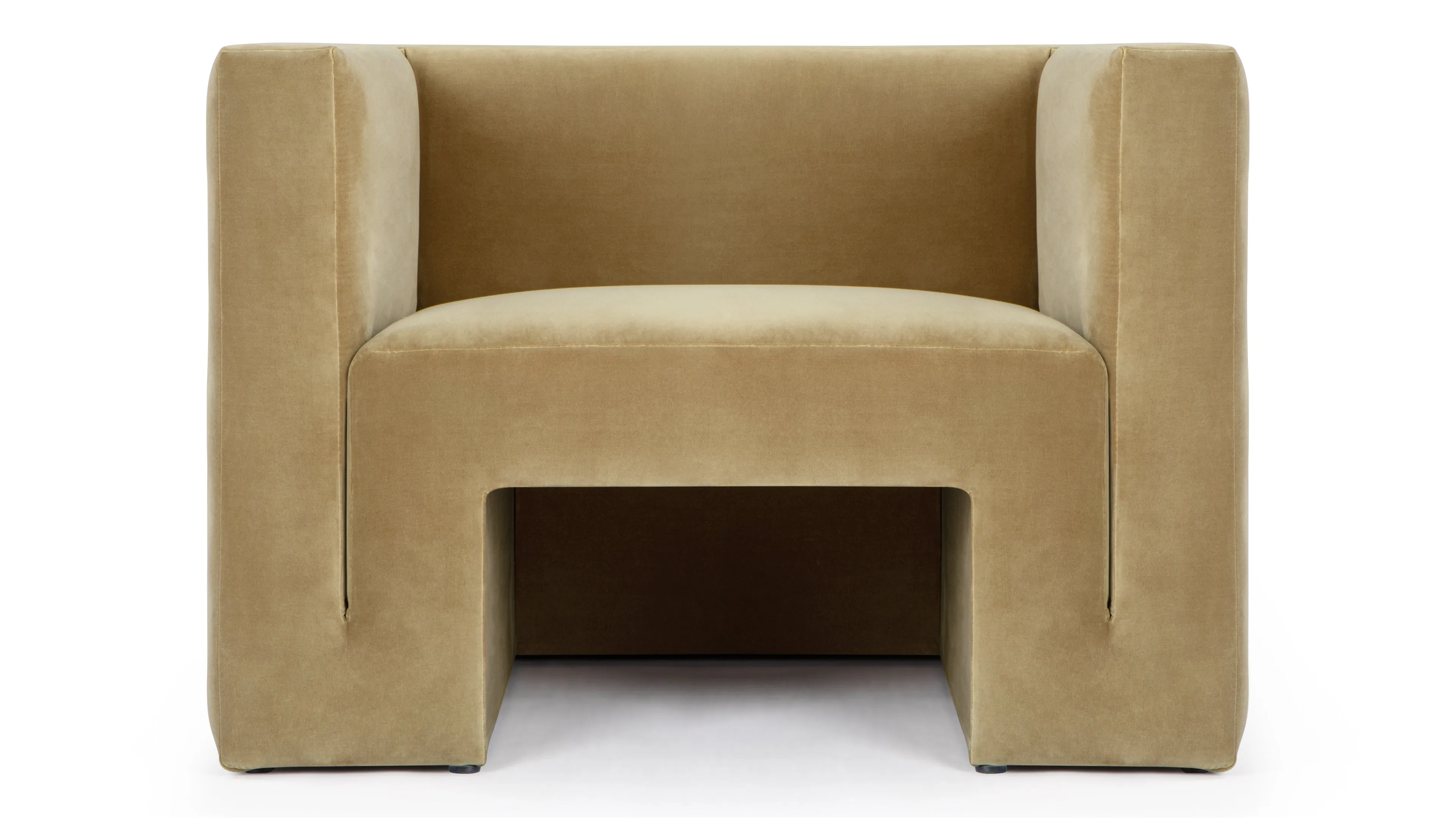 Olsen - Olsen Lounge Chair, Honey Velvet