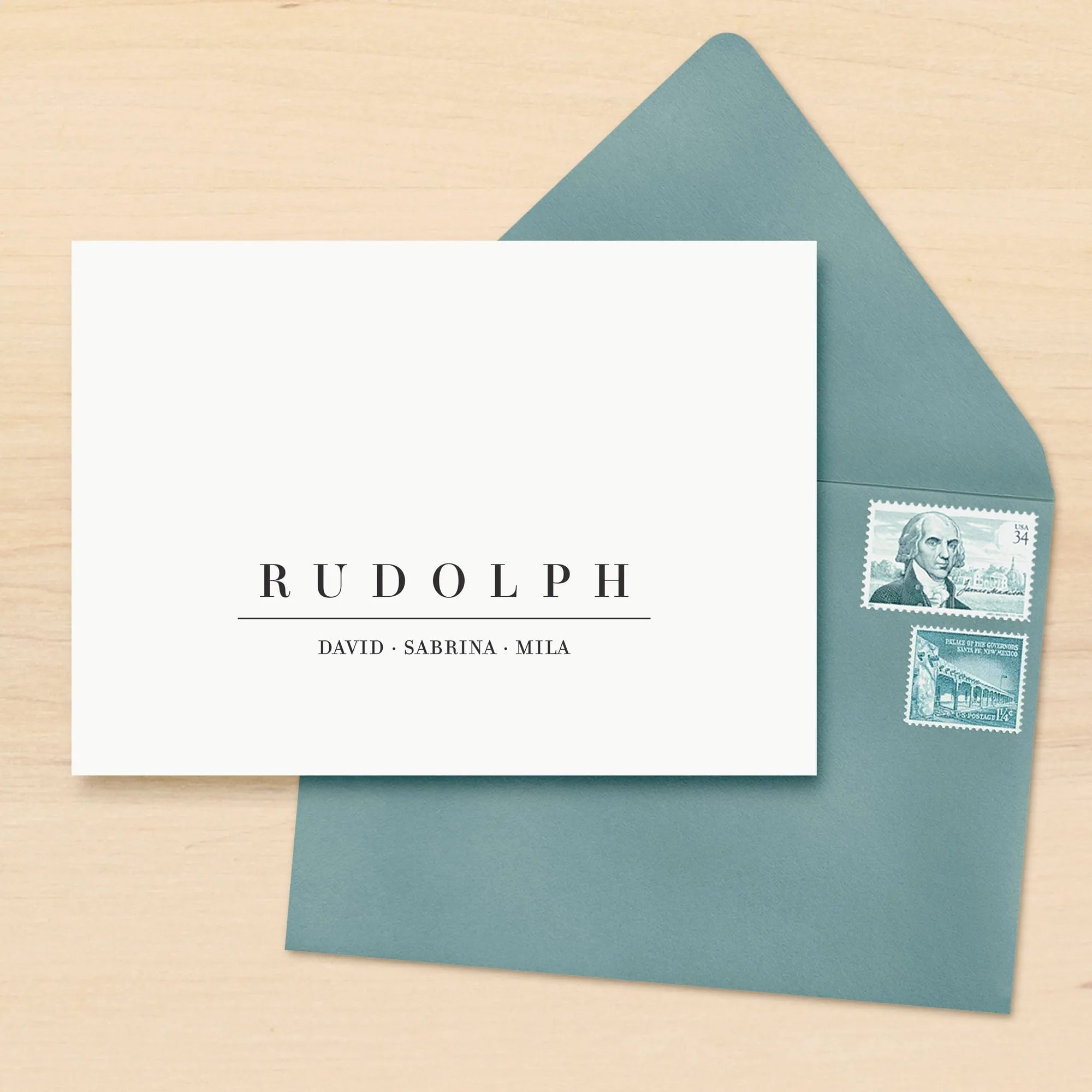 Opera Family Personalized Stationery
