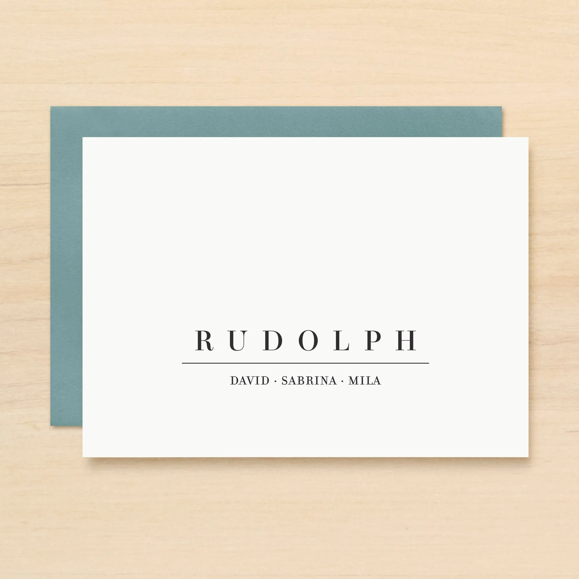 Opera Family Personalized Stationery