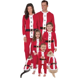 PajamaGram Santa Suit Christmas Matching Family Pajama Set