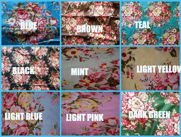 Pink Floral Mommy Baby Matching Pajama Sets
