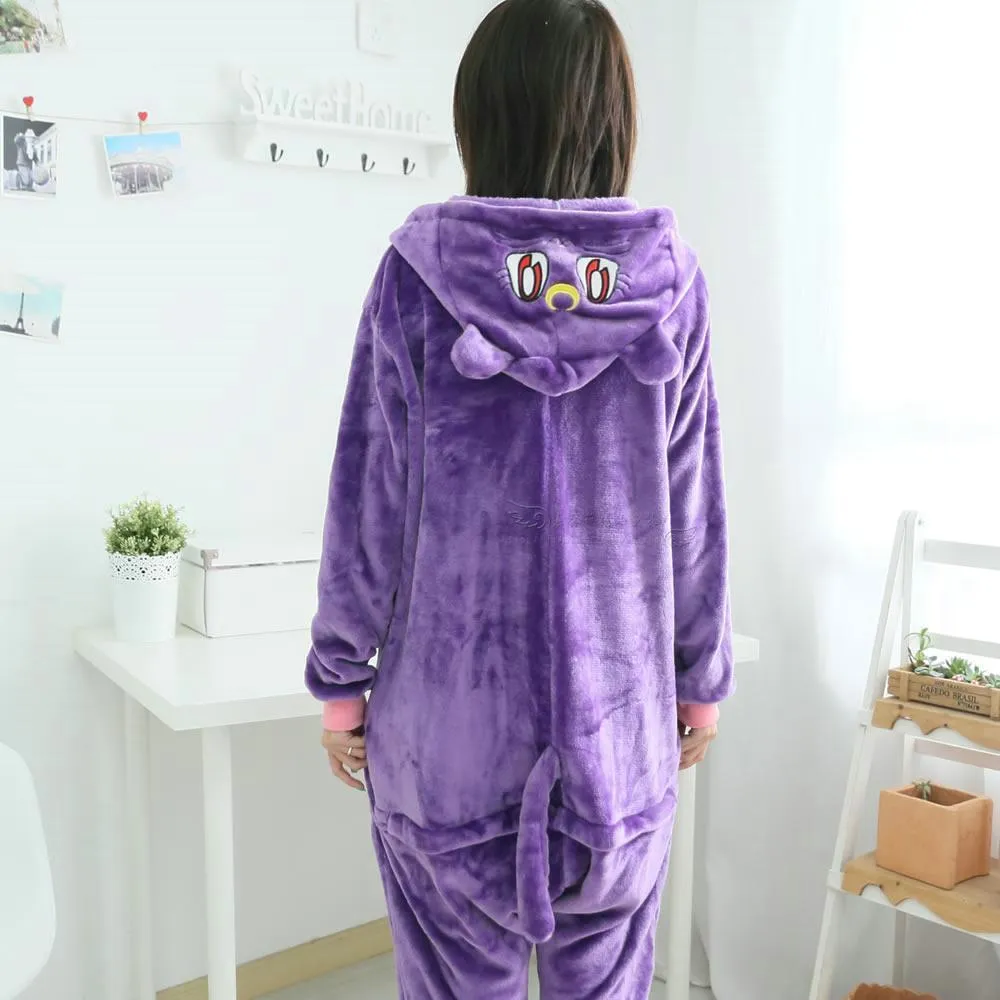 Sailor Moon Cat Luna Animal Onesies Kigurumi Pajamas Costume