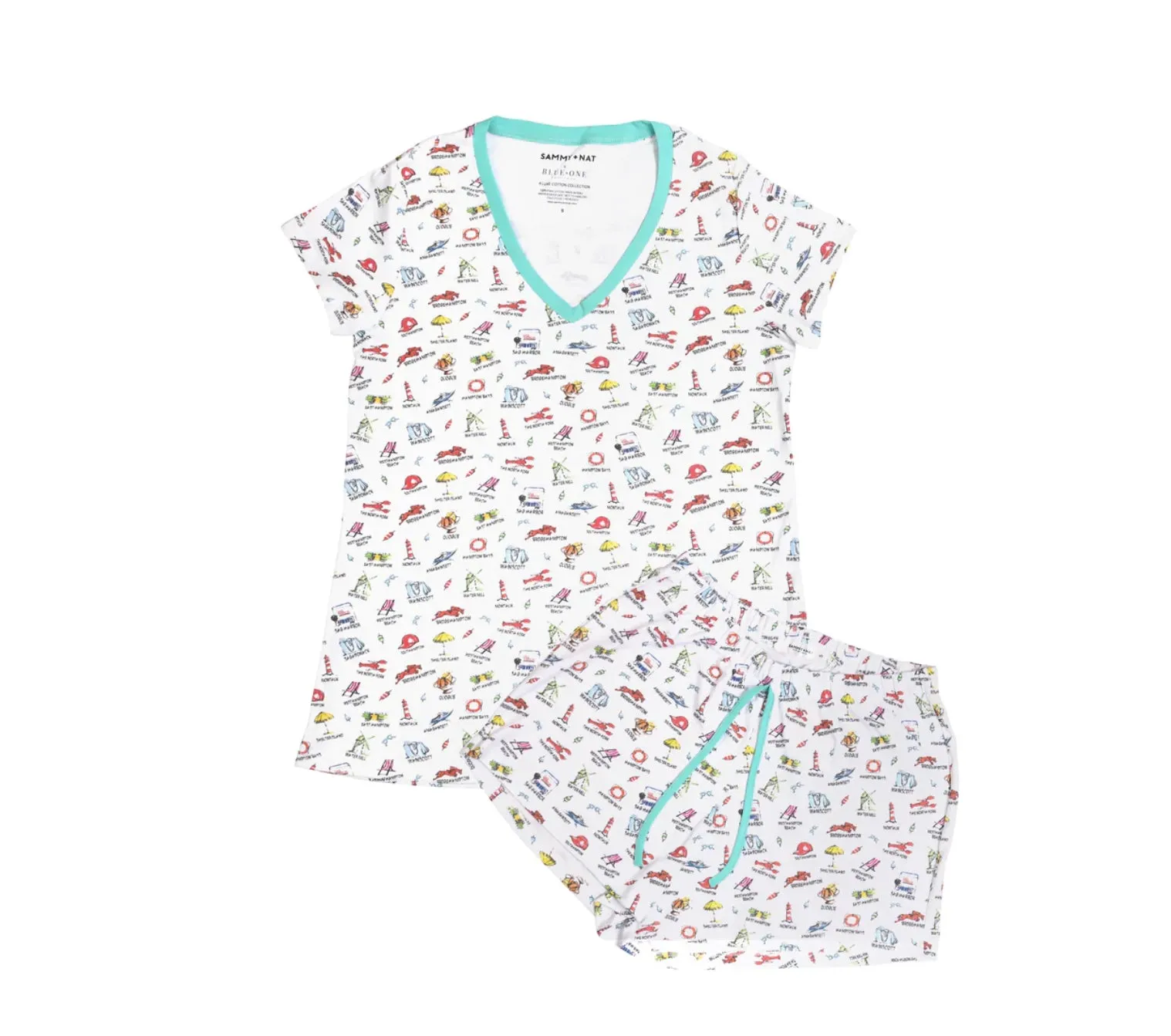 Sammy   Nat Hamptons Women’s Shortie Set