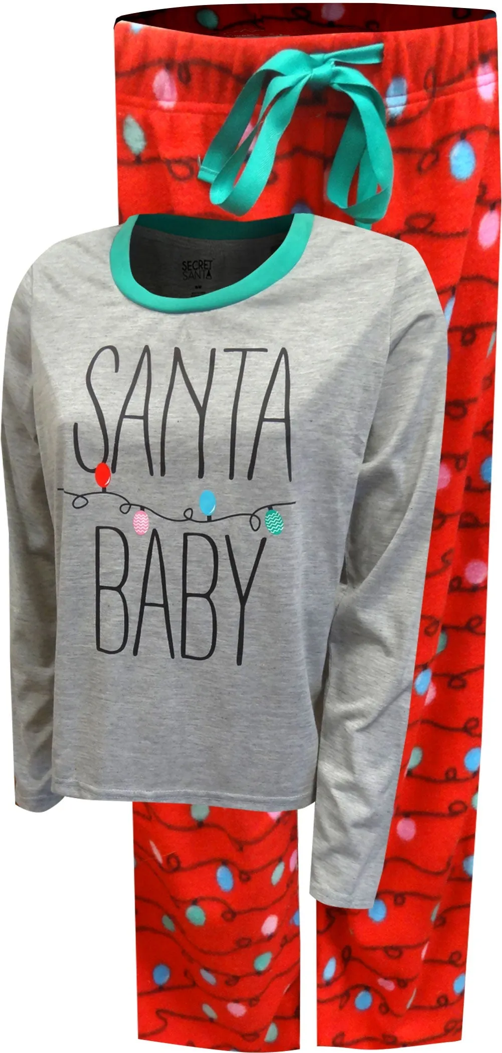Santa Baby Christmas Ladies Pajama