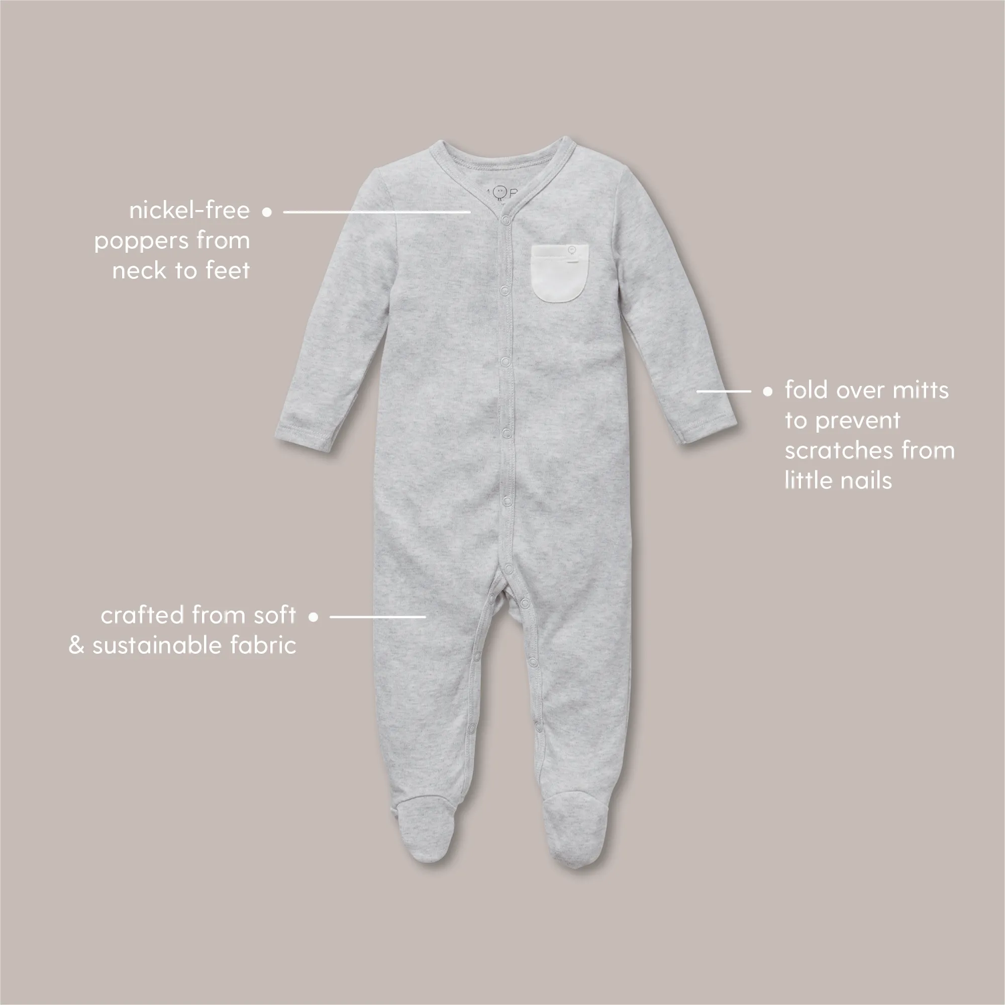 Snap Baby Pajamas 7 Pack