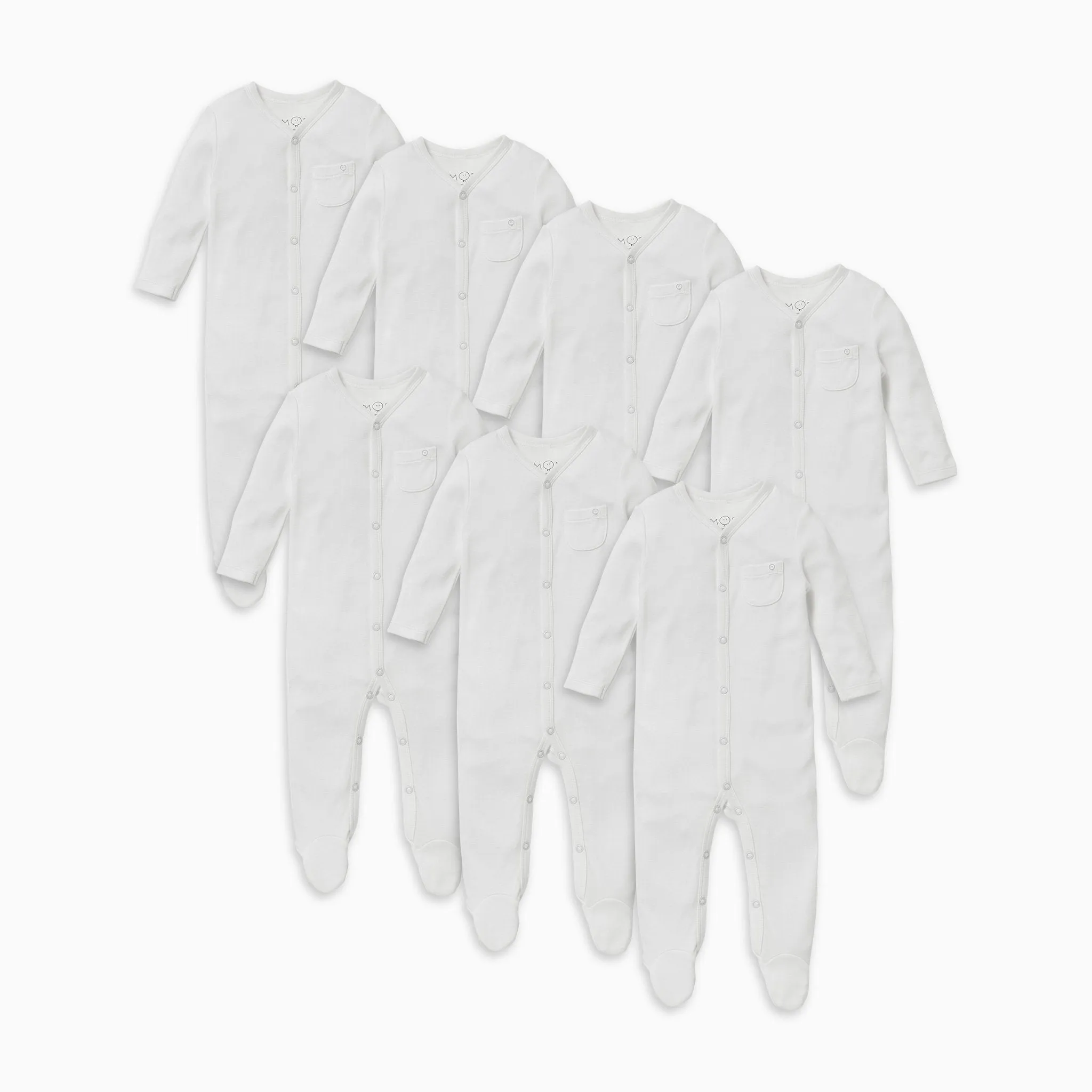 Snap Baby Pajamas 7 Pack