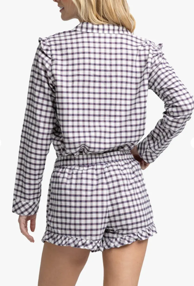 Southern Tide Women's Plaid Lounge Set