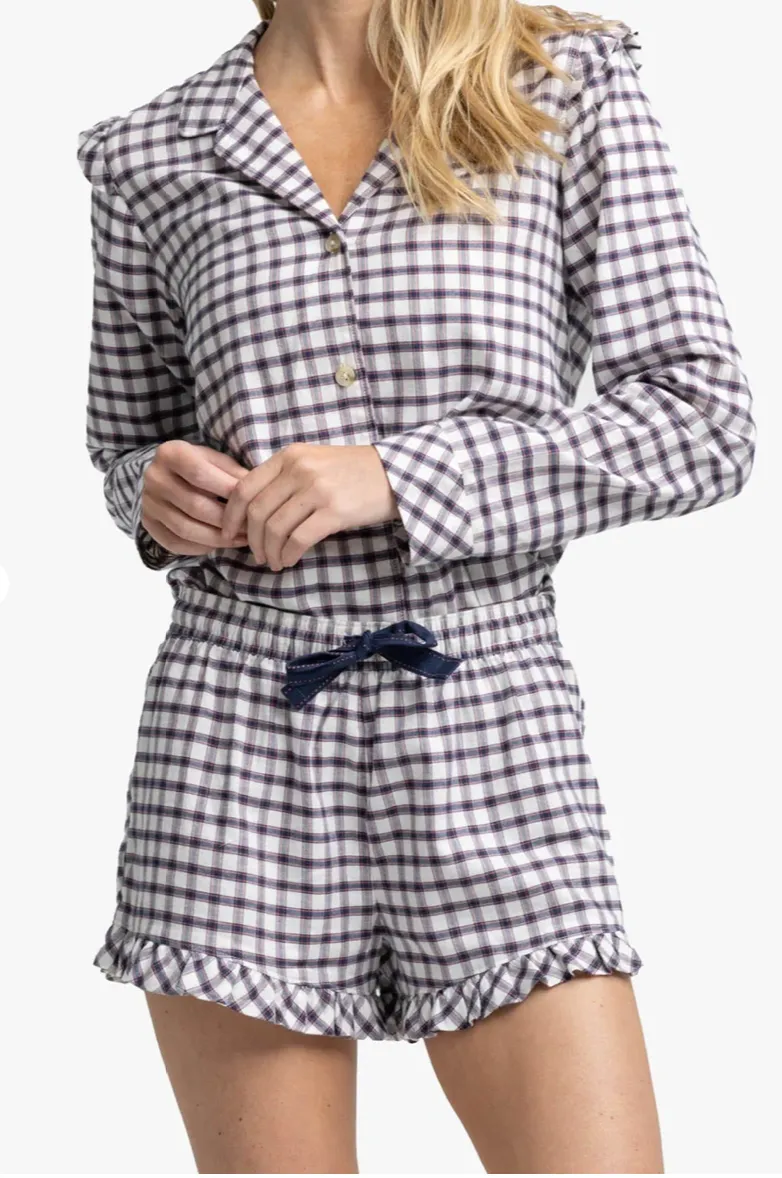 Southern Tide Women's Plaid Lounge Set