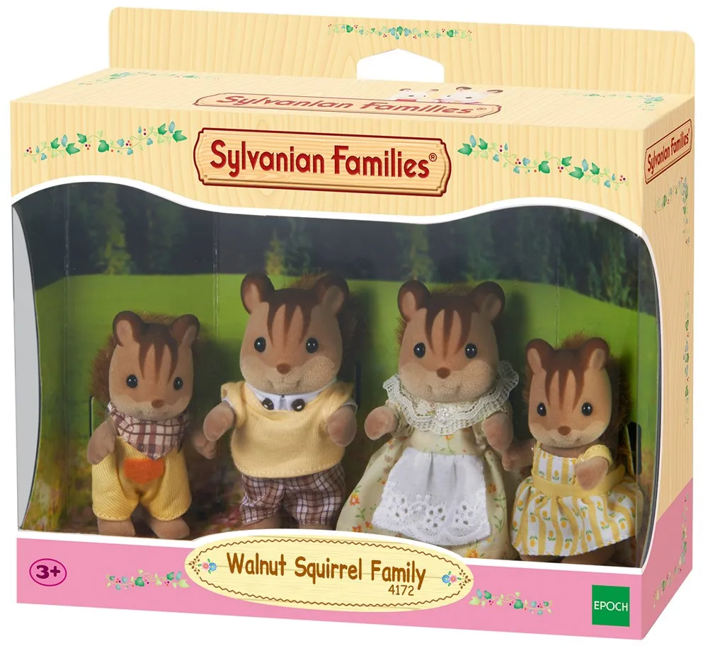 Sylvanian Families 4172 Walnut Squirrel Family
